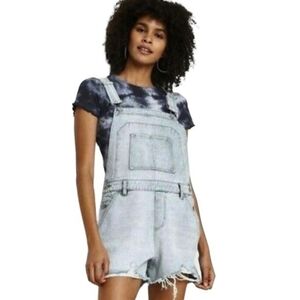 Wild Fable Distressed Jeans Shorts Overall